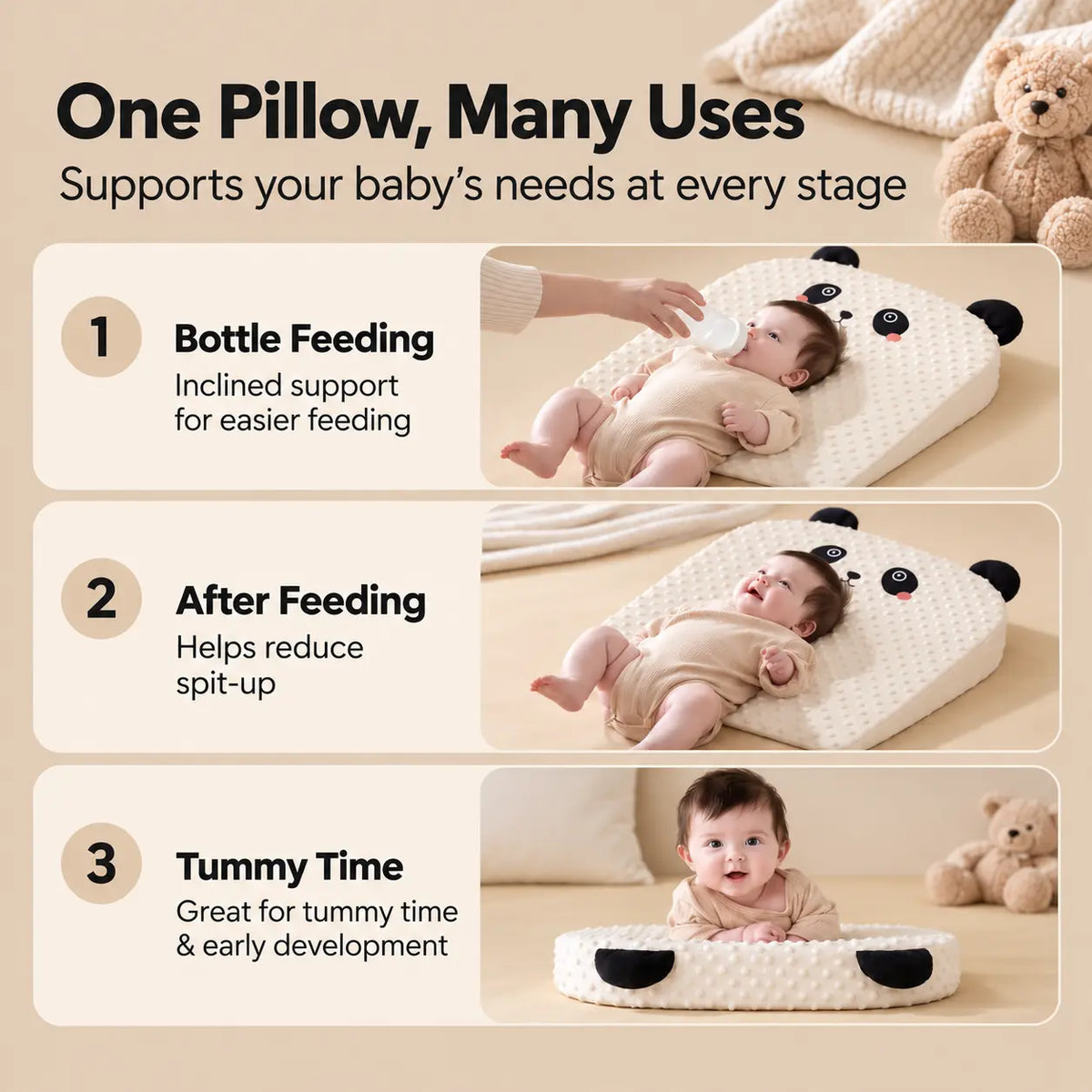 15° Infant Feeding Wedge Pillow