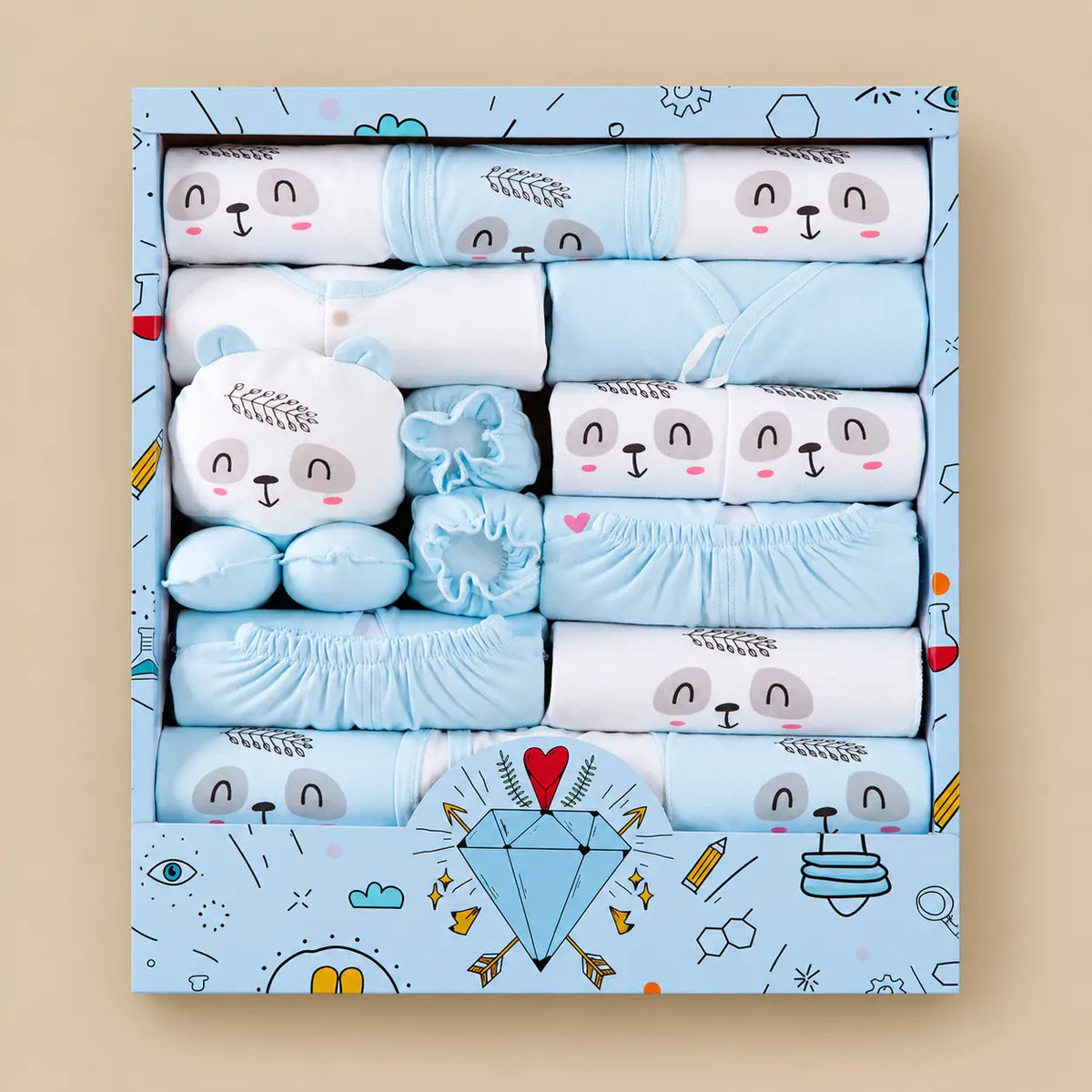18-Piece Cotton Newborn Gift Set