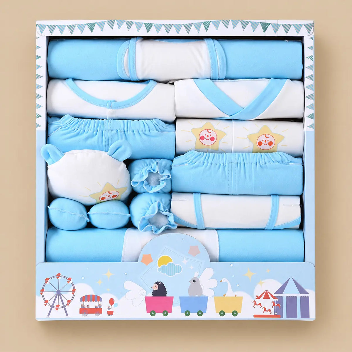 18-Piece Cotton Newborn Gift Set