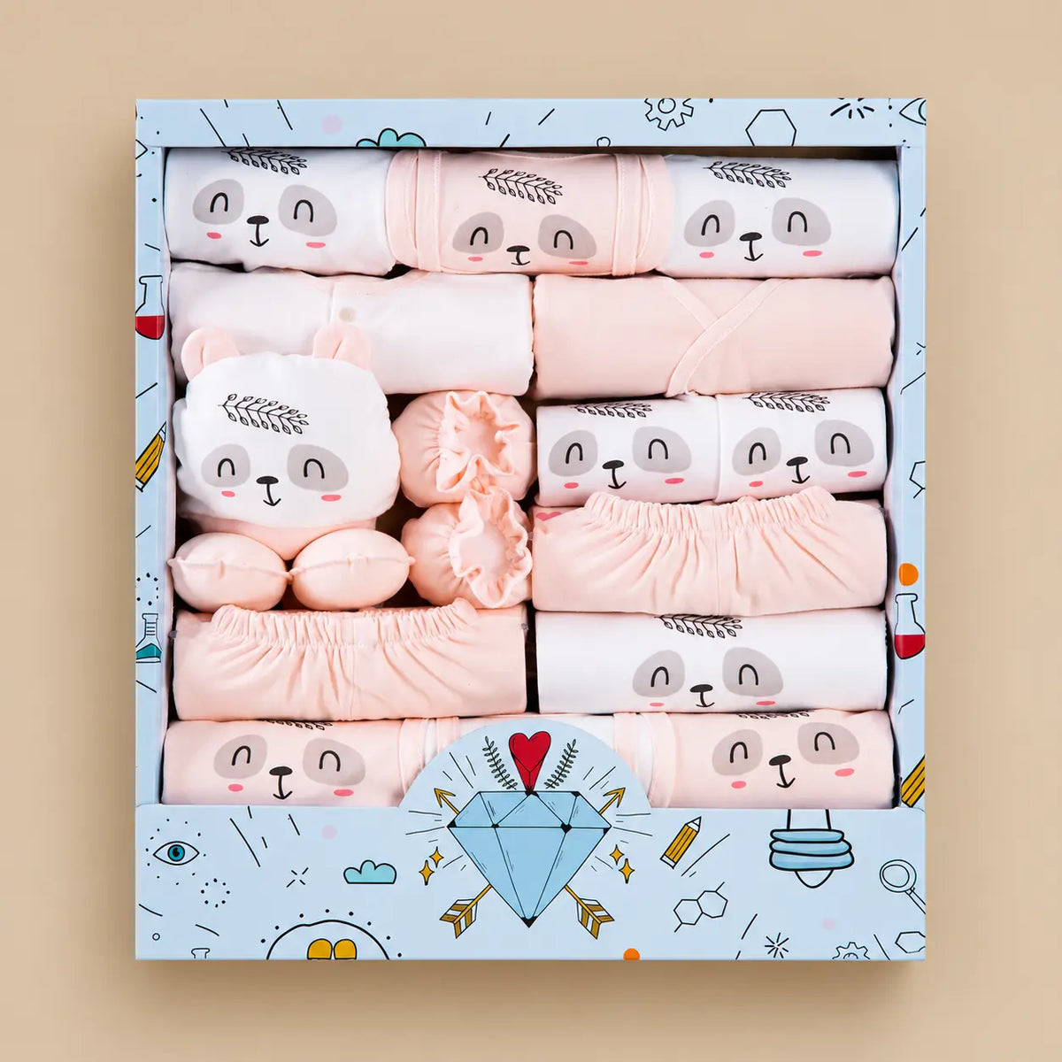 18-Piece Cotton Newborn Gift Set