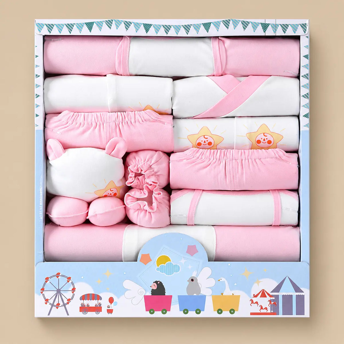 18-Piece Cotton Newborn Gift Set
