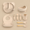9-Piece Silicone Baby Feeding Set