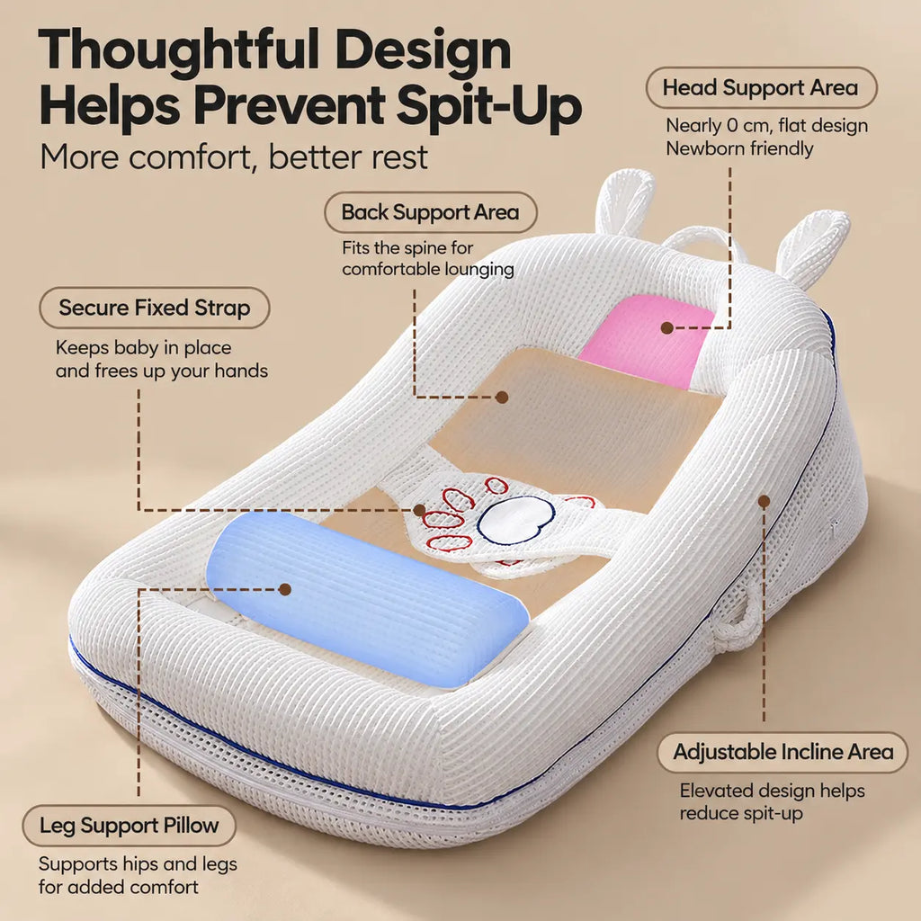 Adjustable Anti-Reflux Baby Lounger