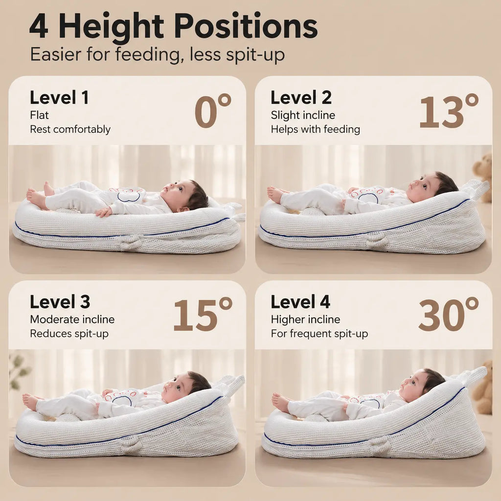 Adjustable Anti-Reflux Baby Lounger
