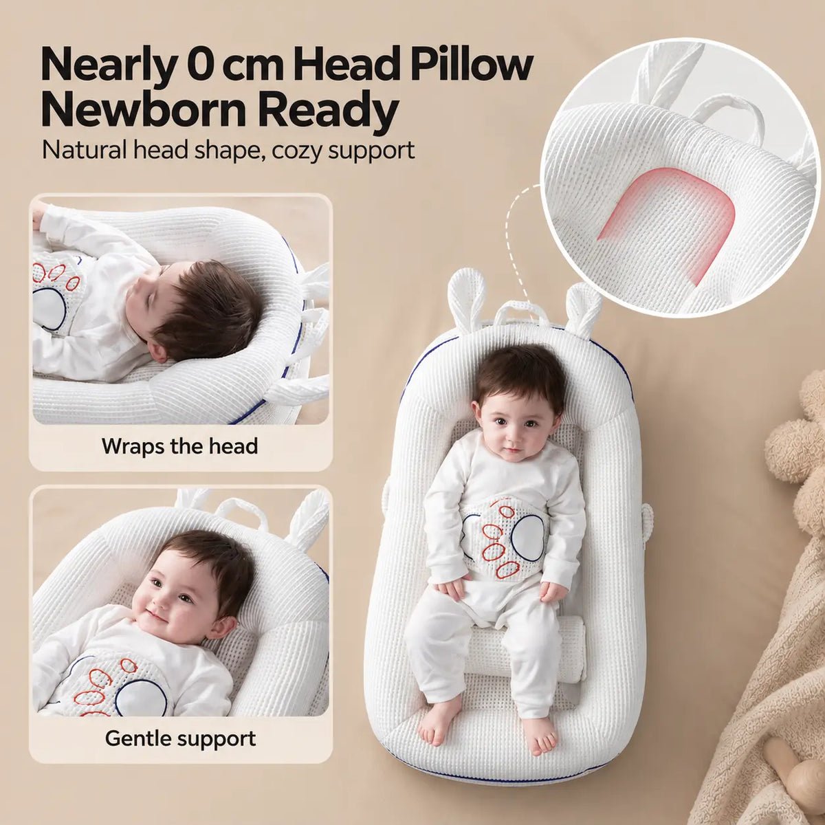 Adjustable Anti-Reflux Baby Lounger