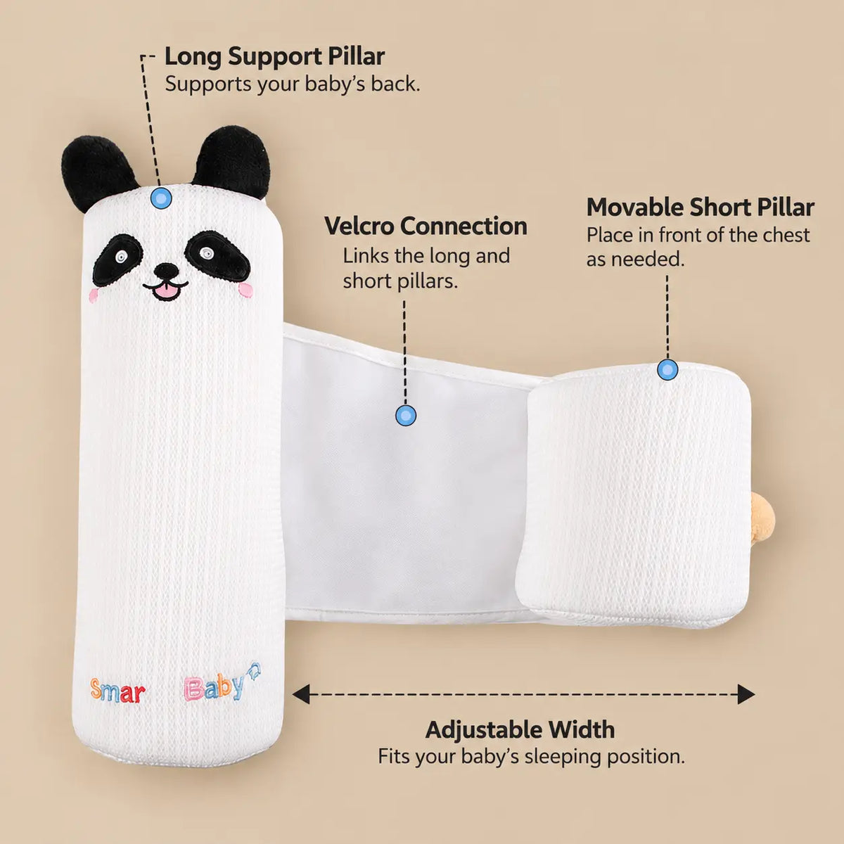 Adjustable Baby Side Sleep Support