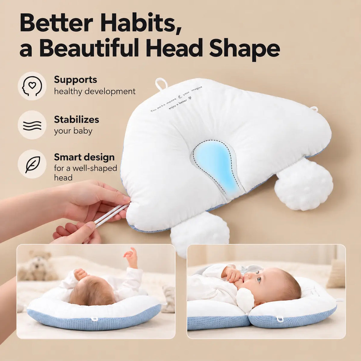 Adjustable Baby Support Pillow