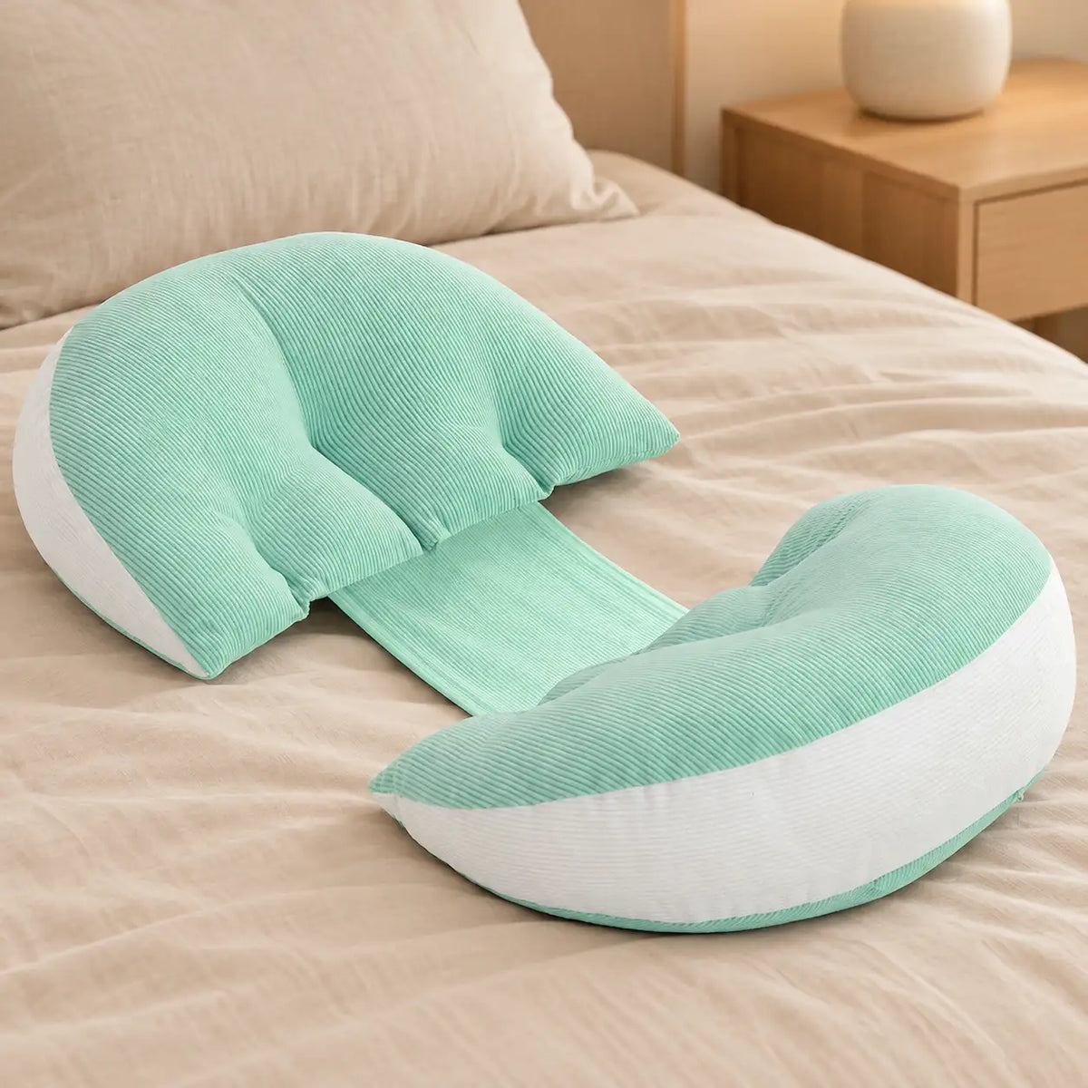 Adjustable Corduroy Pregnancy Support Pillow