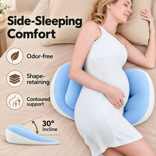 Adjustable Corduroy Pregnancy Support Pillow