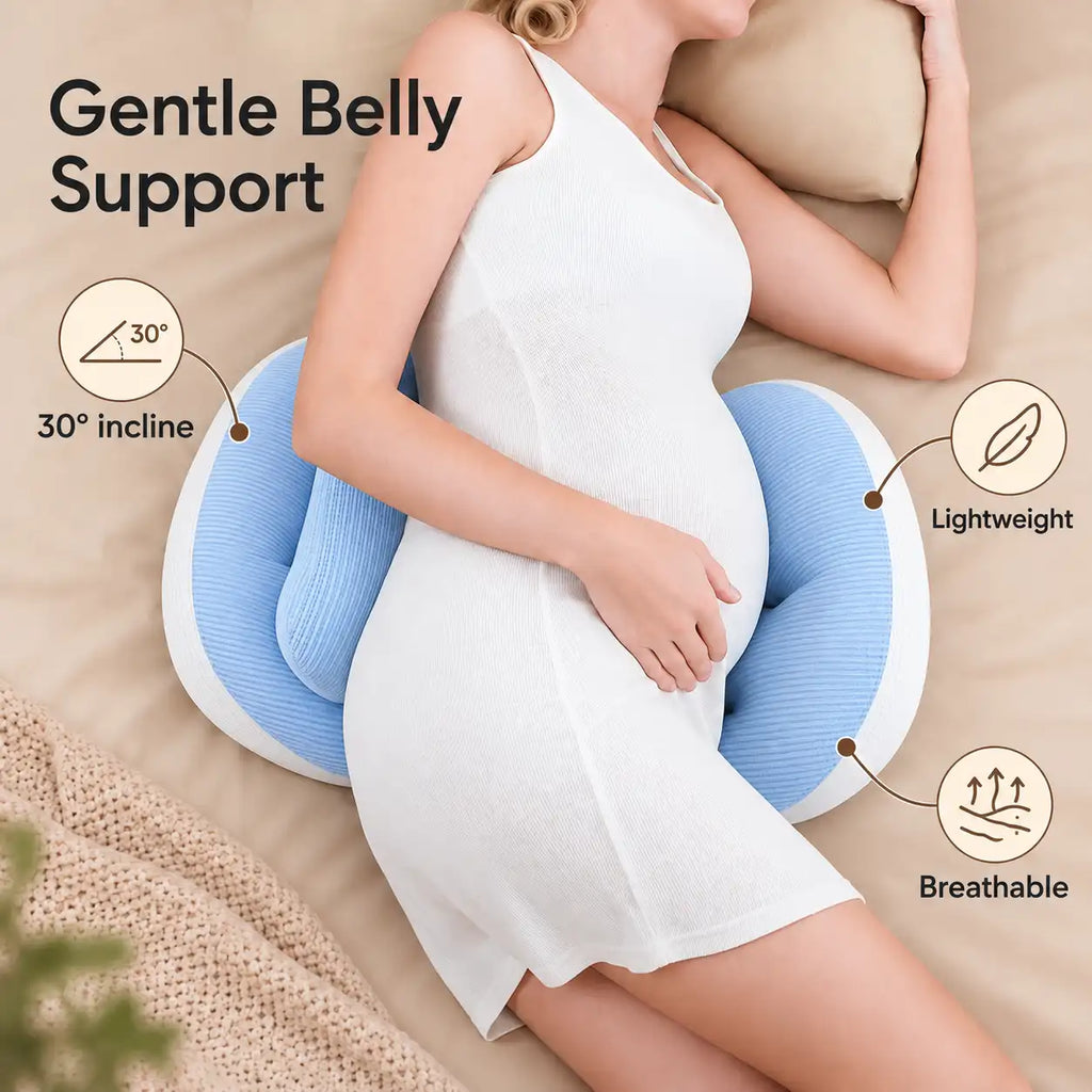 Adjustable Corduroy Pregnancy Support Pillow