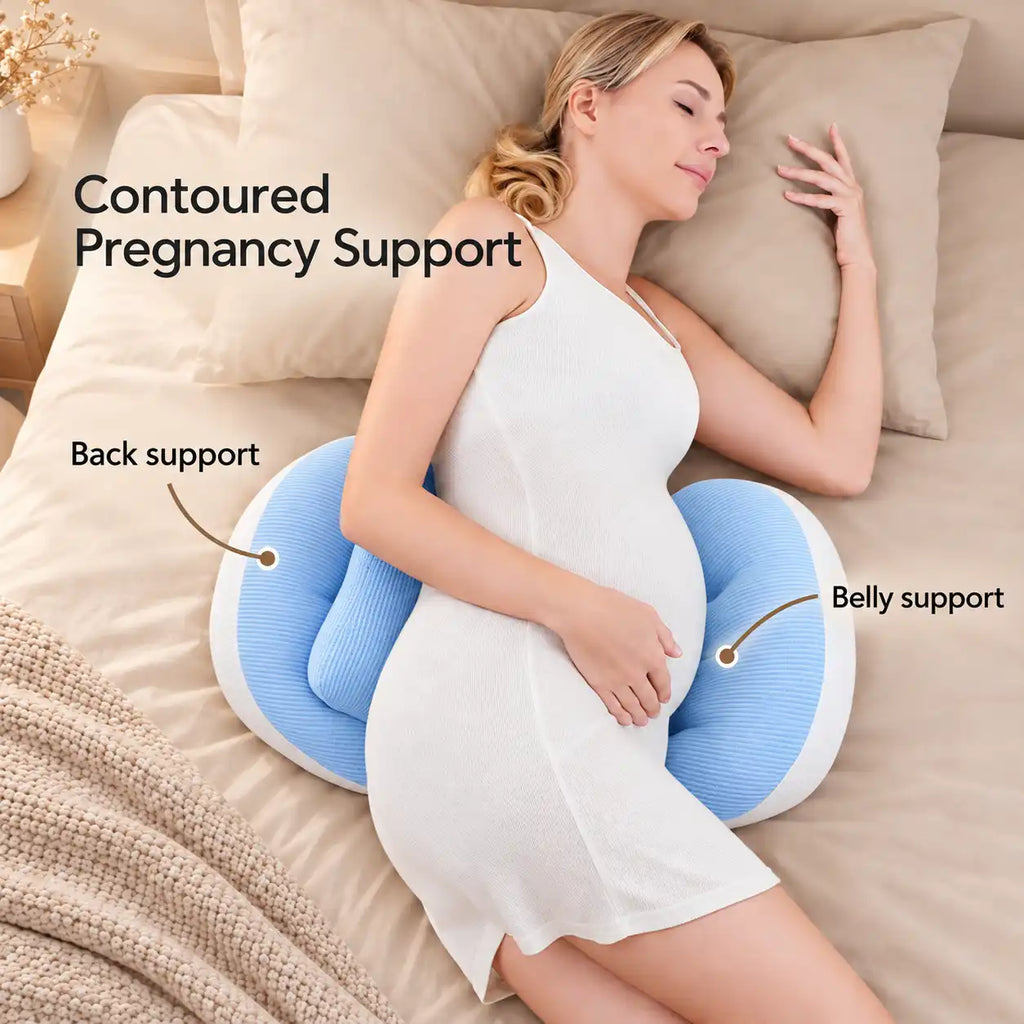 Adjustable Corduroy Pregnancy Support Pillow