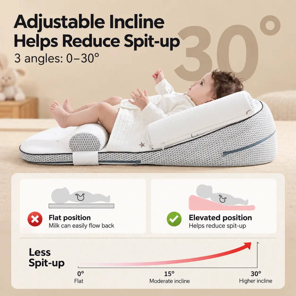 Adjustable Infant Lounger Pillow