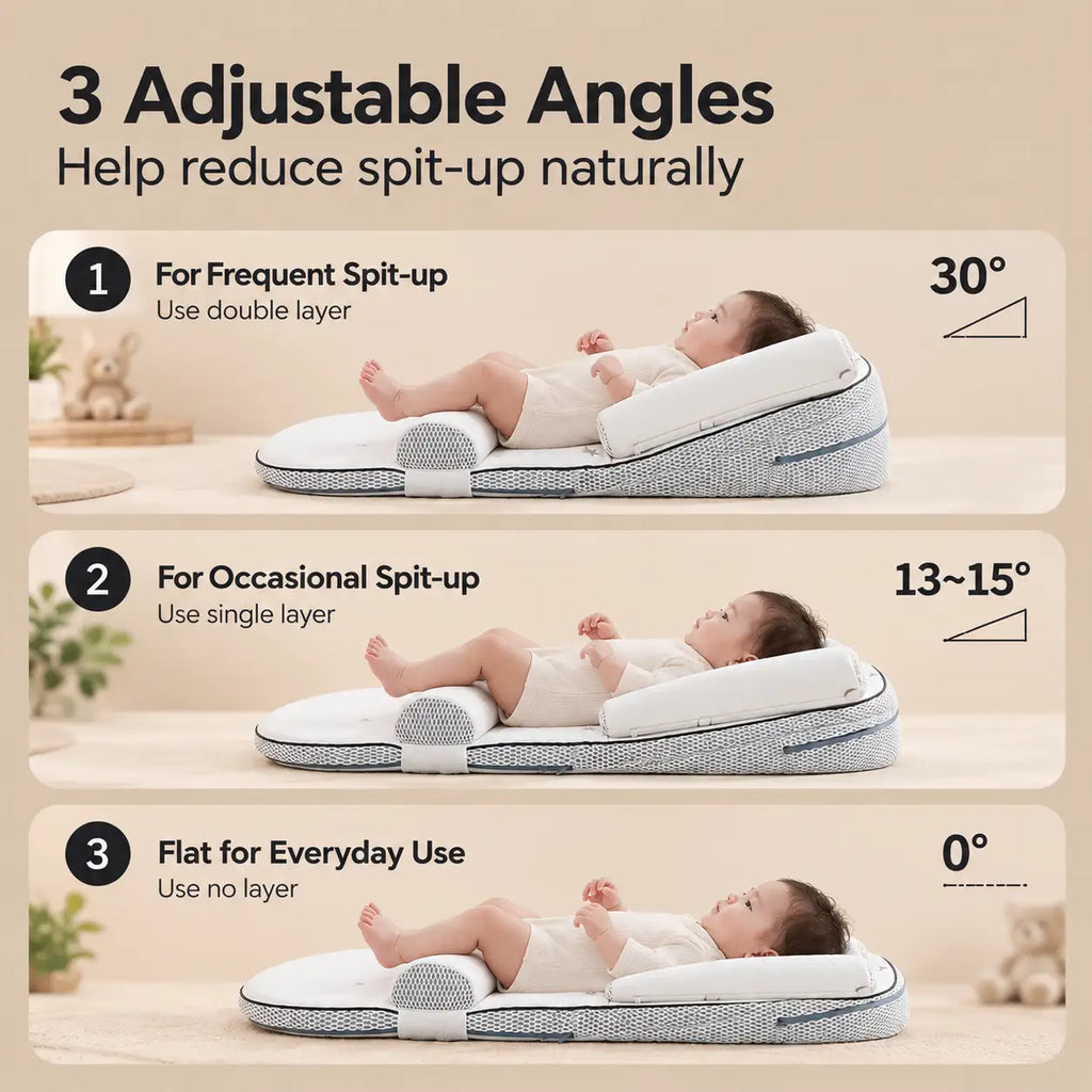 Adjustable Infant Lounger Pillow