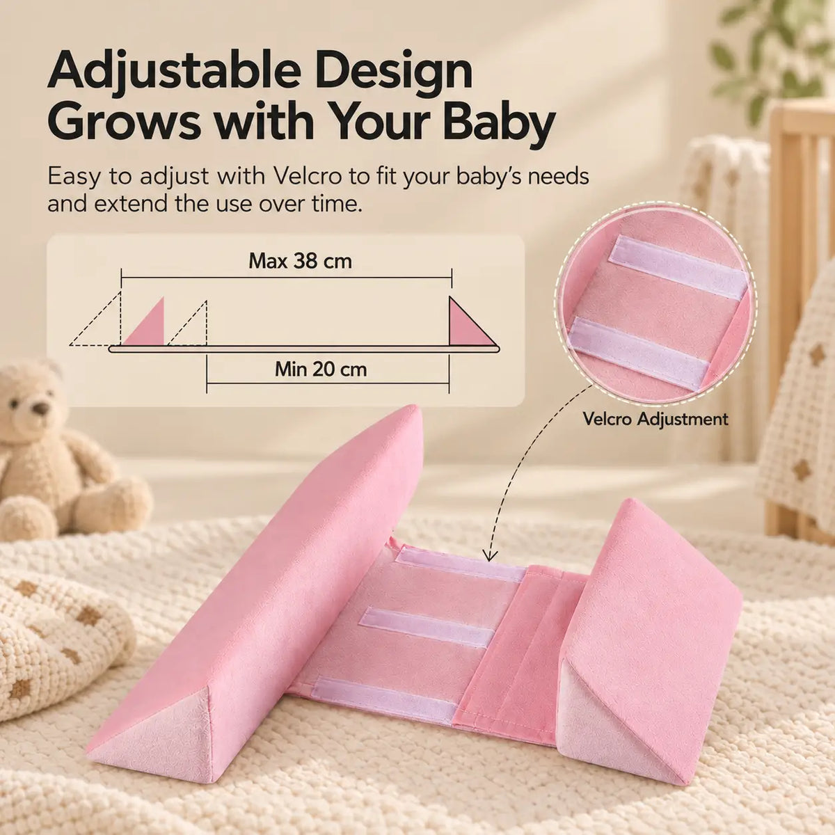 Adjustable Infant Side Sleep Pillow