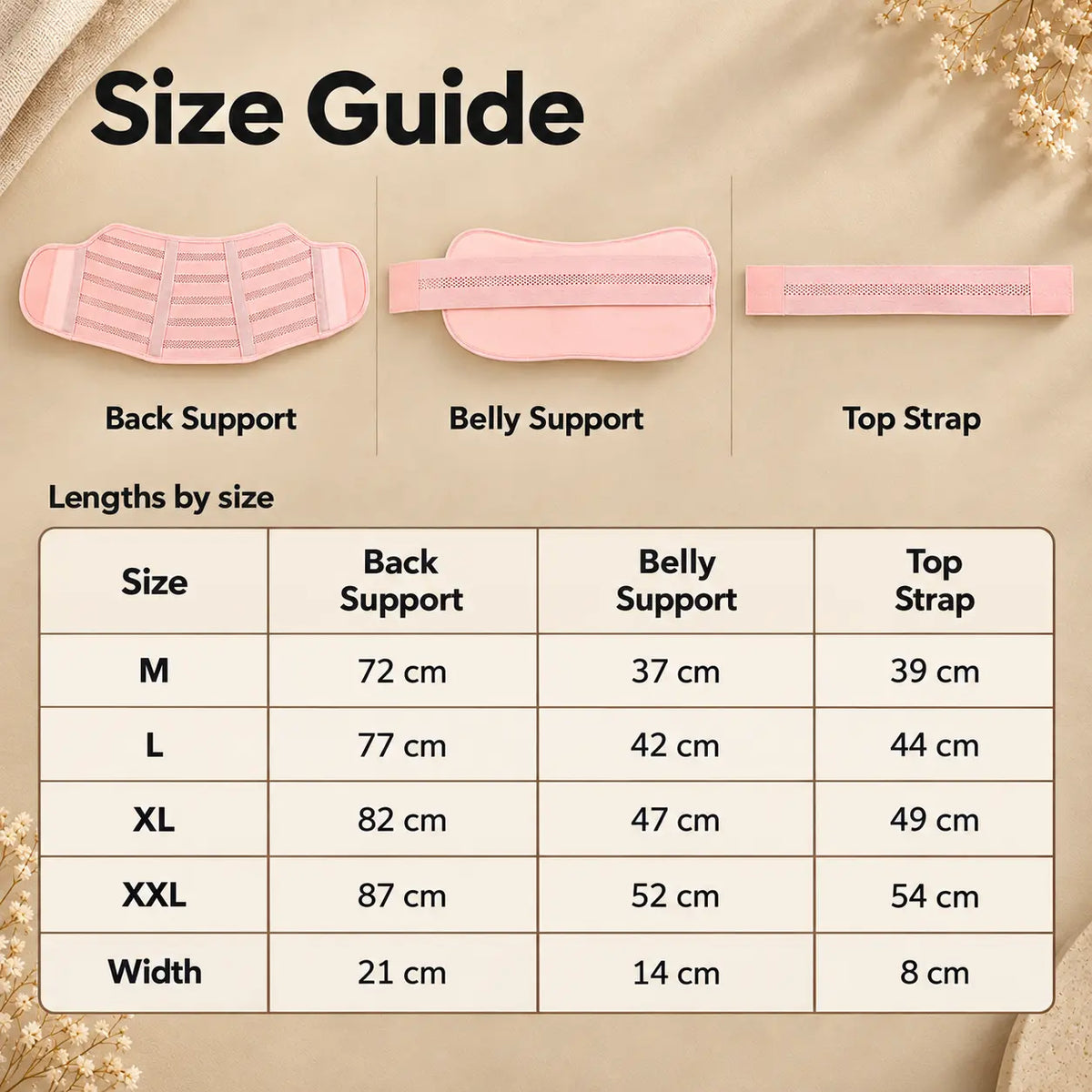Adjustable Maternity Belly Support Belt