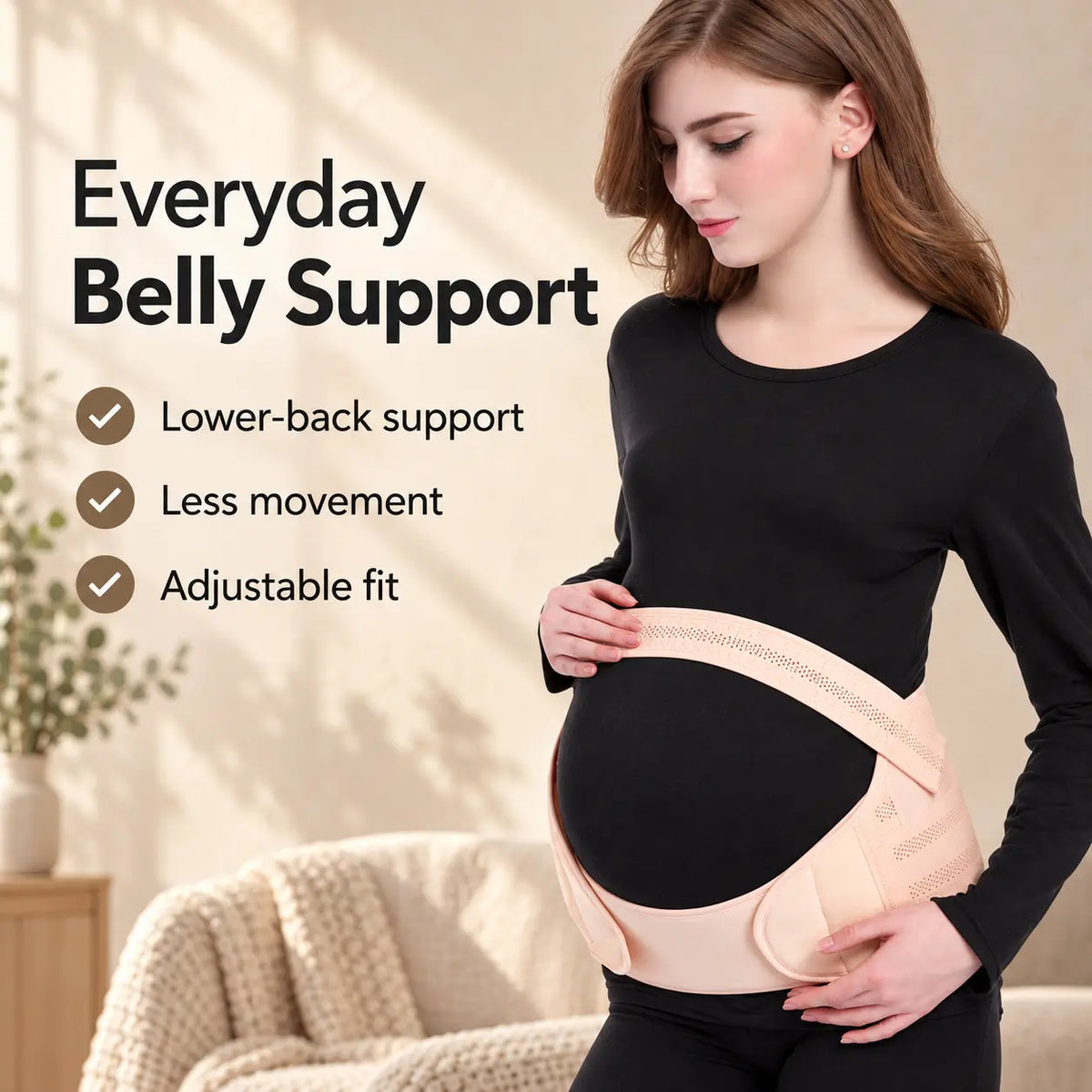 Adjustable Maternity Belly Support Belt