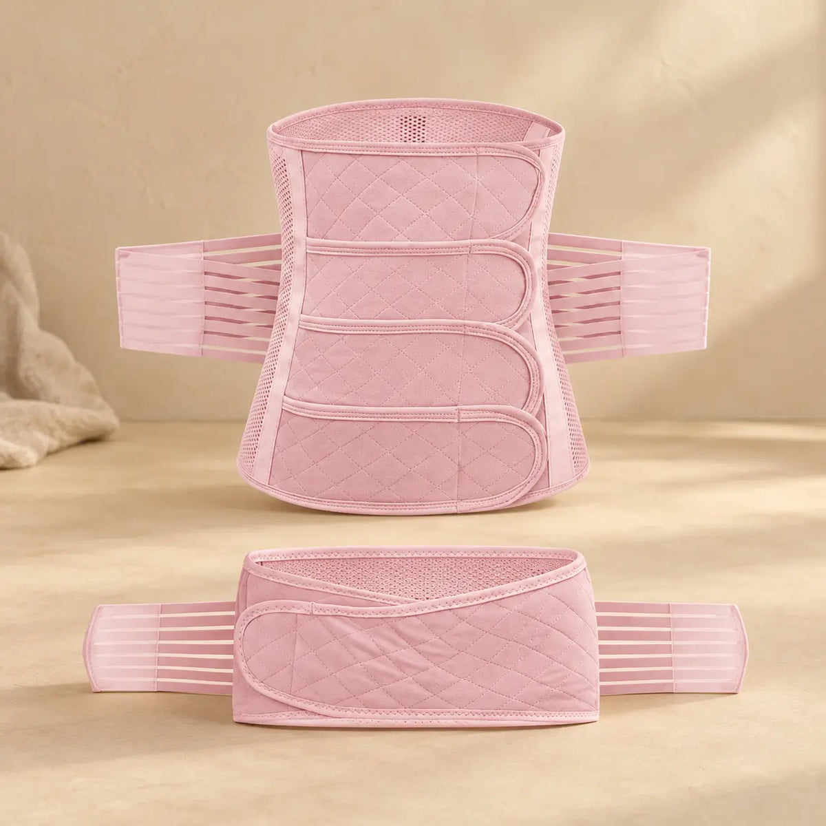 Adjustable Postpartum Belly Wrap Set (2 pcs)