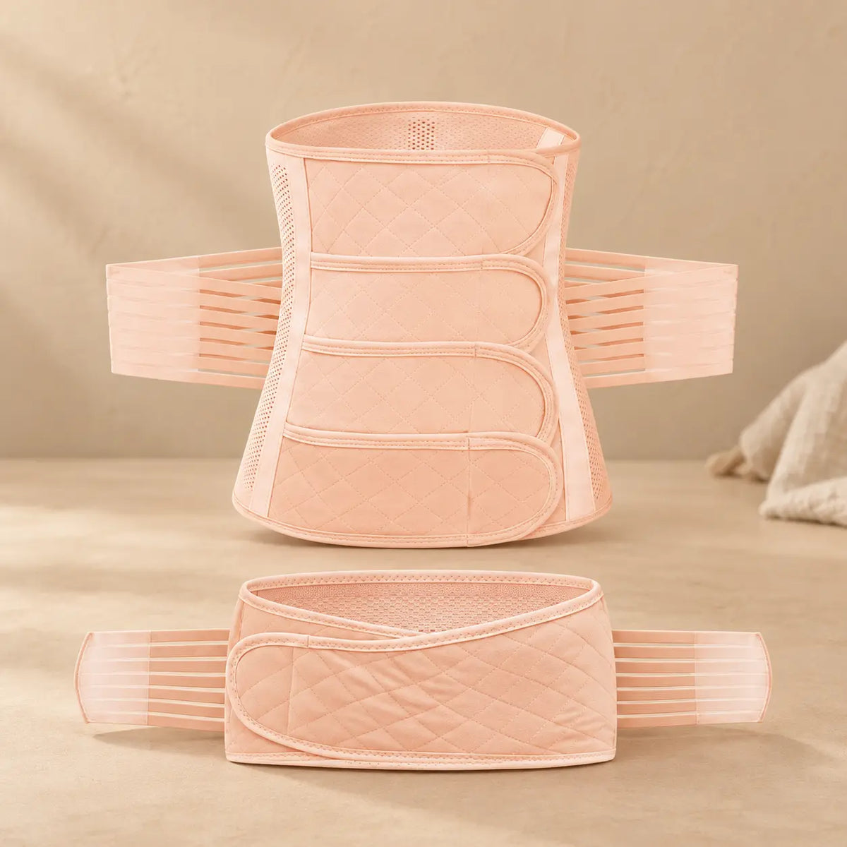 Adjustable Postpartum Belly Wrap Set (2 pcs)