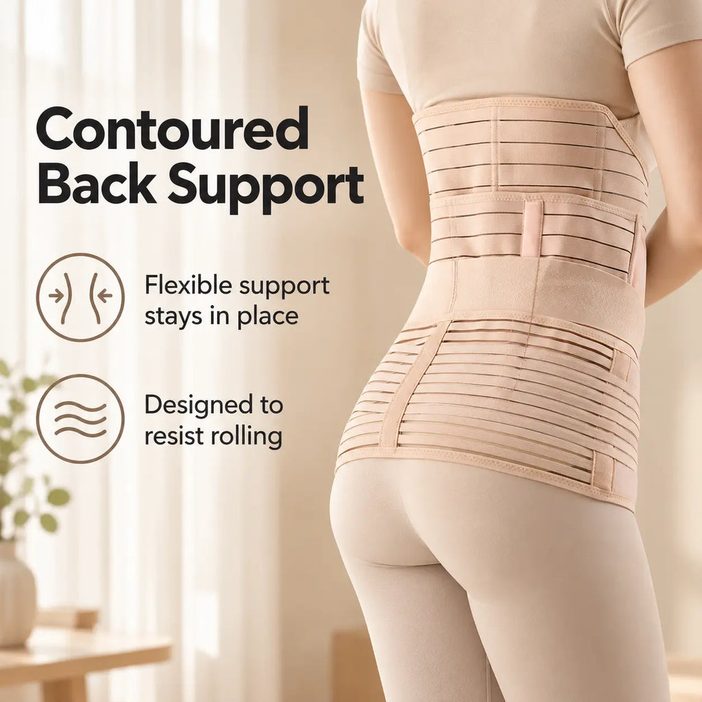 Adjustable Postpartum Belly Wrap Set (3 pcs)