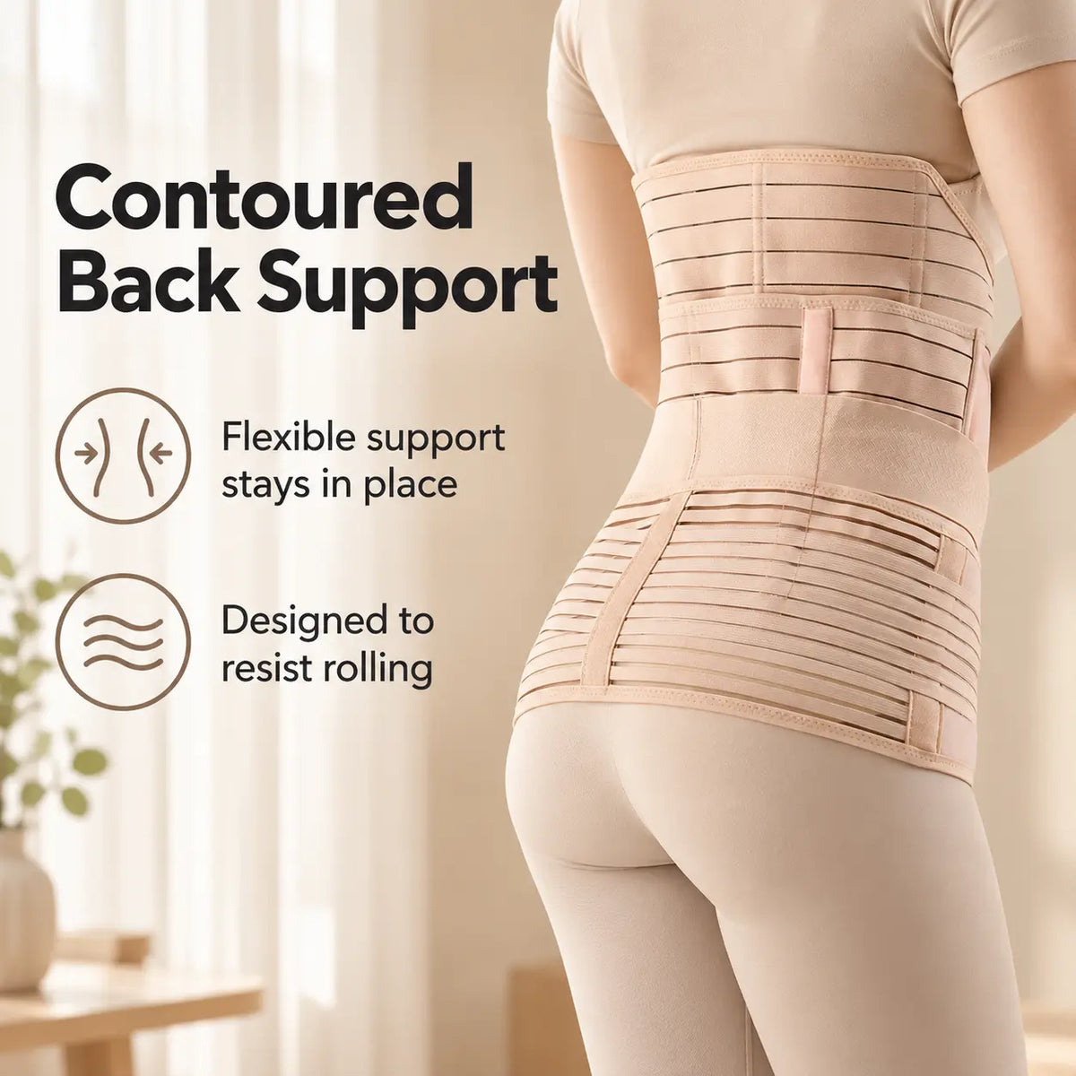Adjustable Postpartum Belly Wrap Set (3 pcs)
