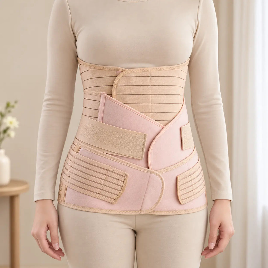 Adjustable Postpartum Belly Wrap Set (3 pcs)