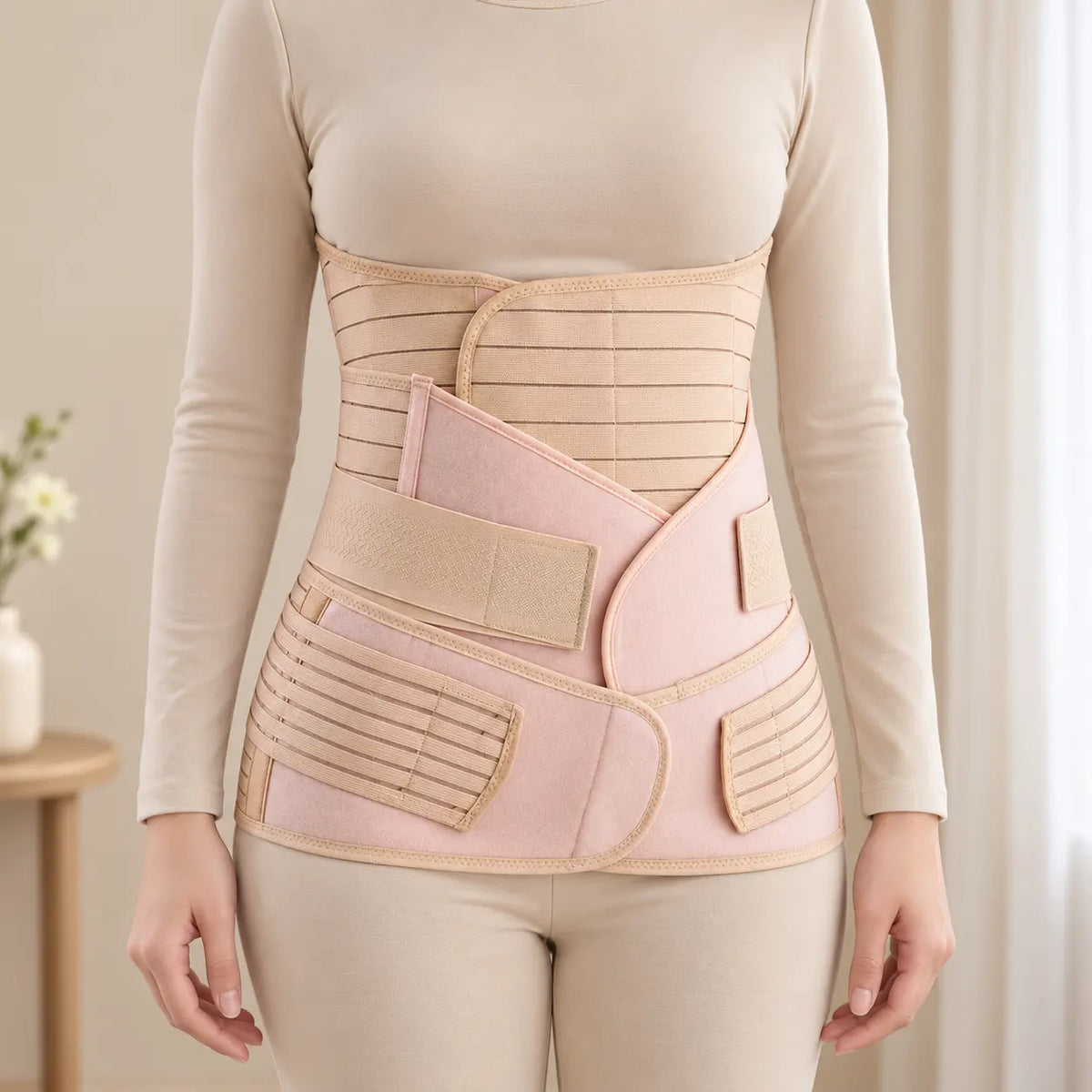 Adjustable Postpartum Belly Wrap Set (3 pcs)