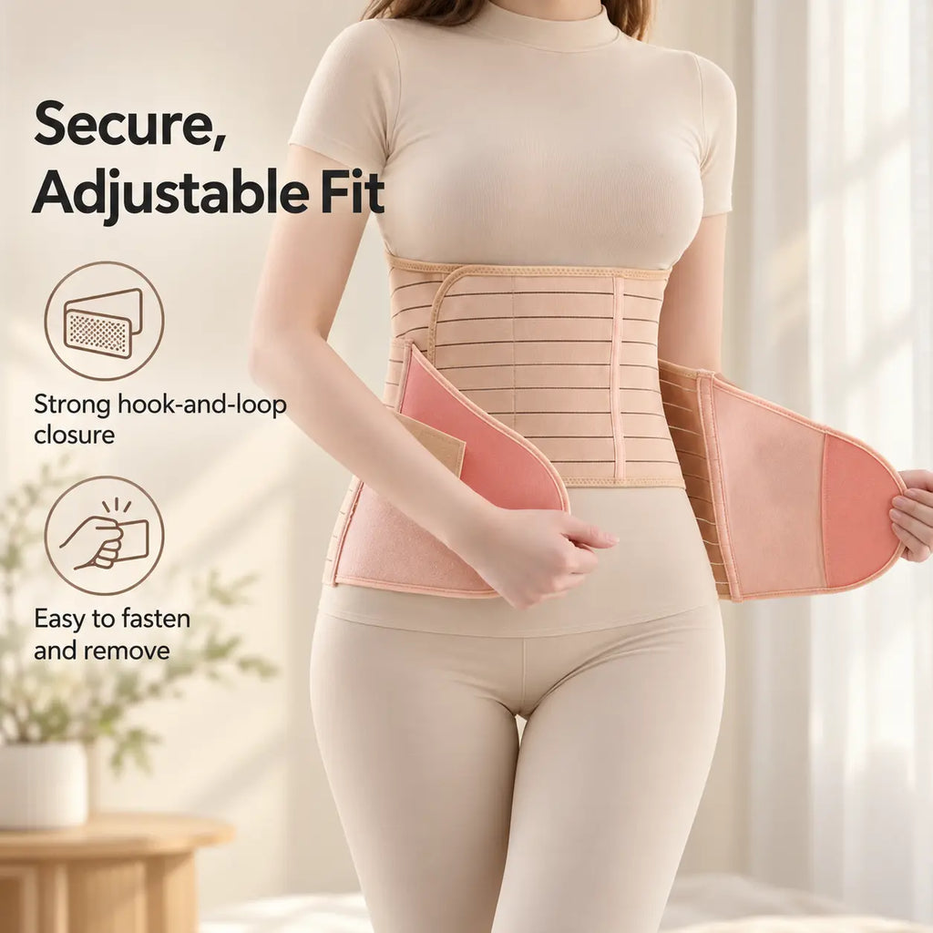 Adjustable Postpartum Belly Wrap Set (3 pcs)