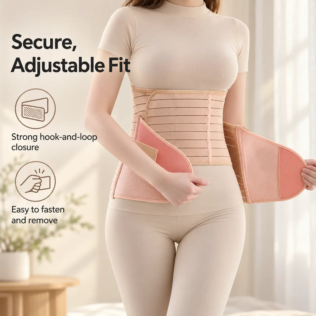 Adjustable Postpartum Belly Wrap Set (3 pcs)