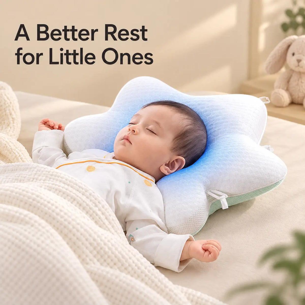 Adjustable Star Baby Pillow