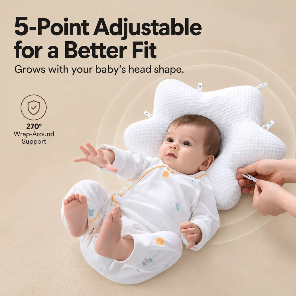 Adjustable Star Baby Pillow