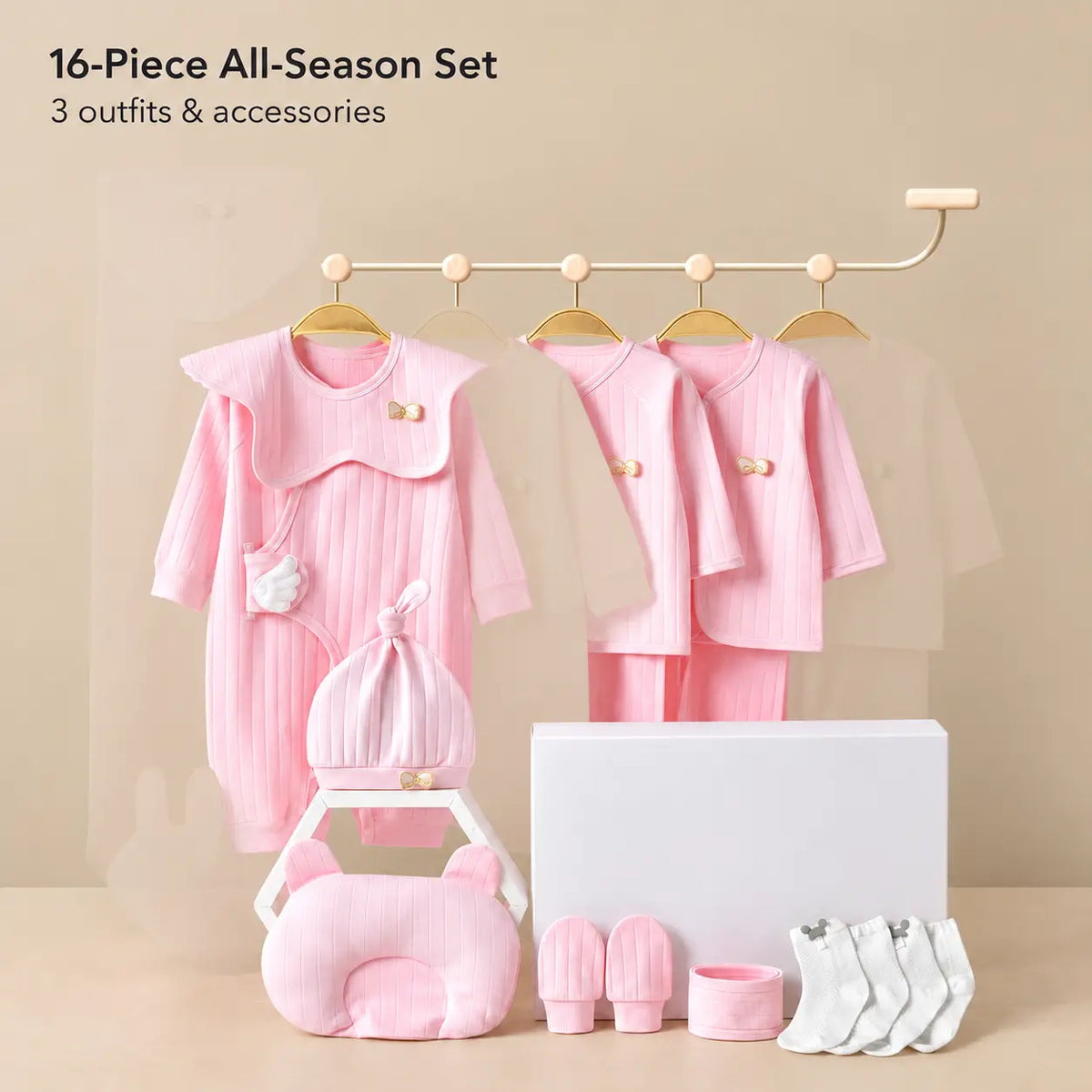 All Season Cotton Baby Clothing Gift Set
