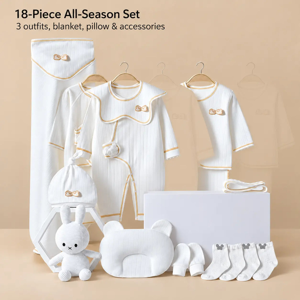 All Season Cotton Baby Clothing Gift Set