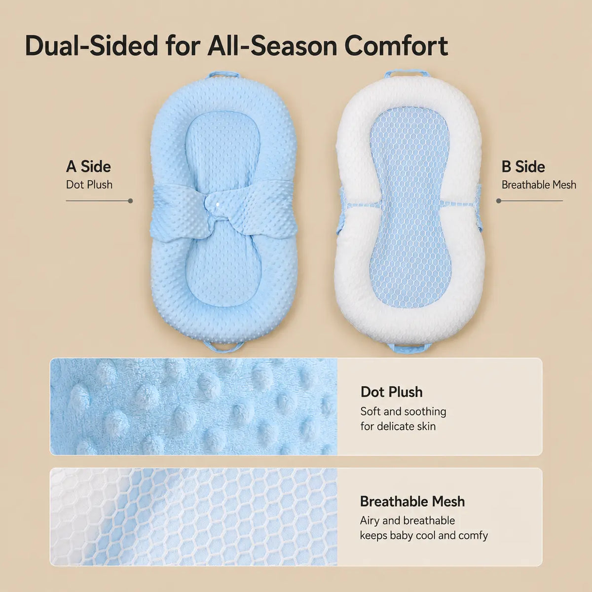 Baby Nest Lounger with Support