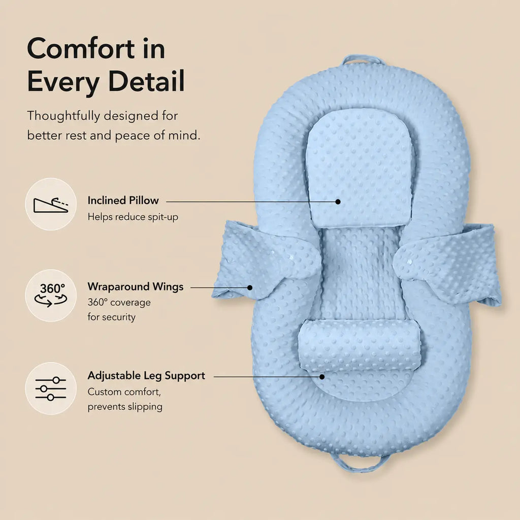 Baby Nest Lounger with Support