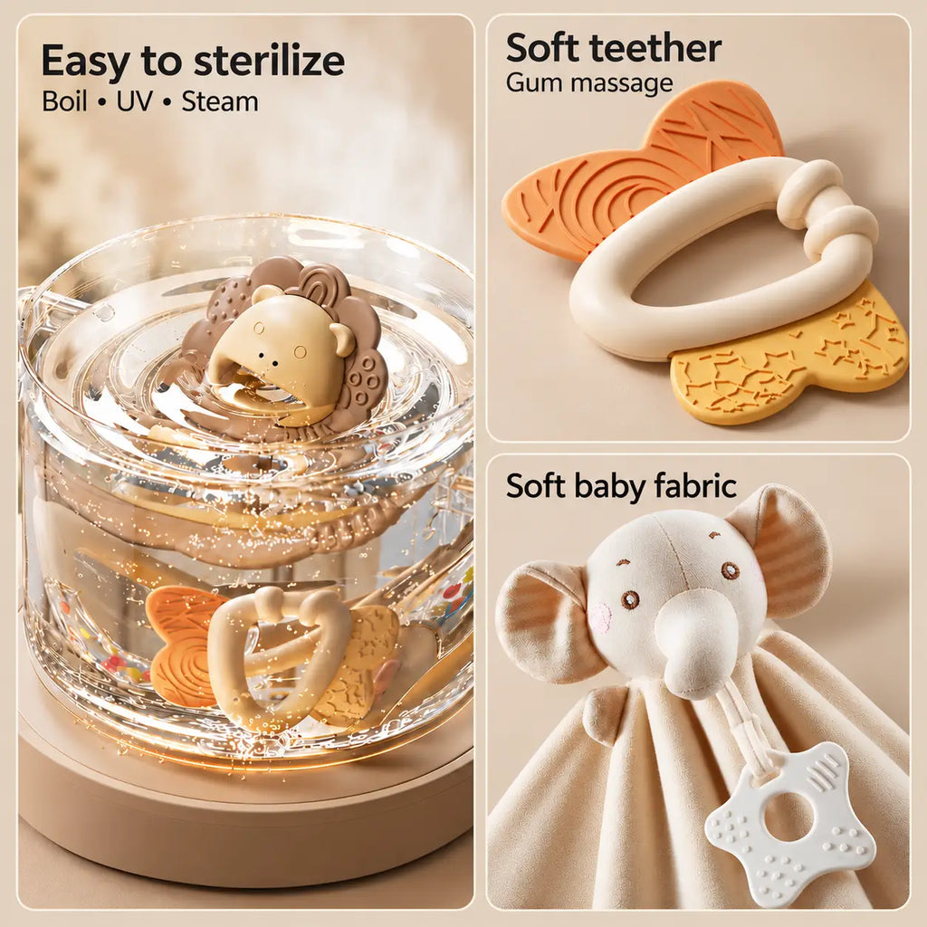 Baby Rattle Teether Gift Set (24-Piece)