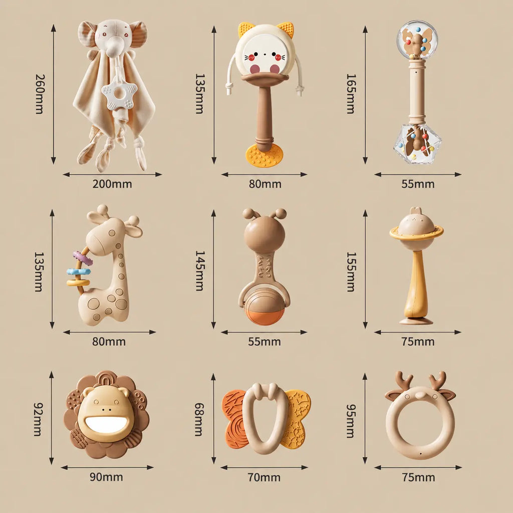 Baby Rattle Teether Gift Set (24-Piece)