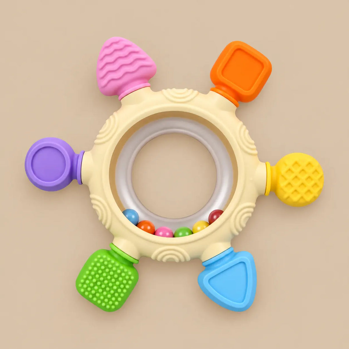 Baby Rattle Teether Twin Pack