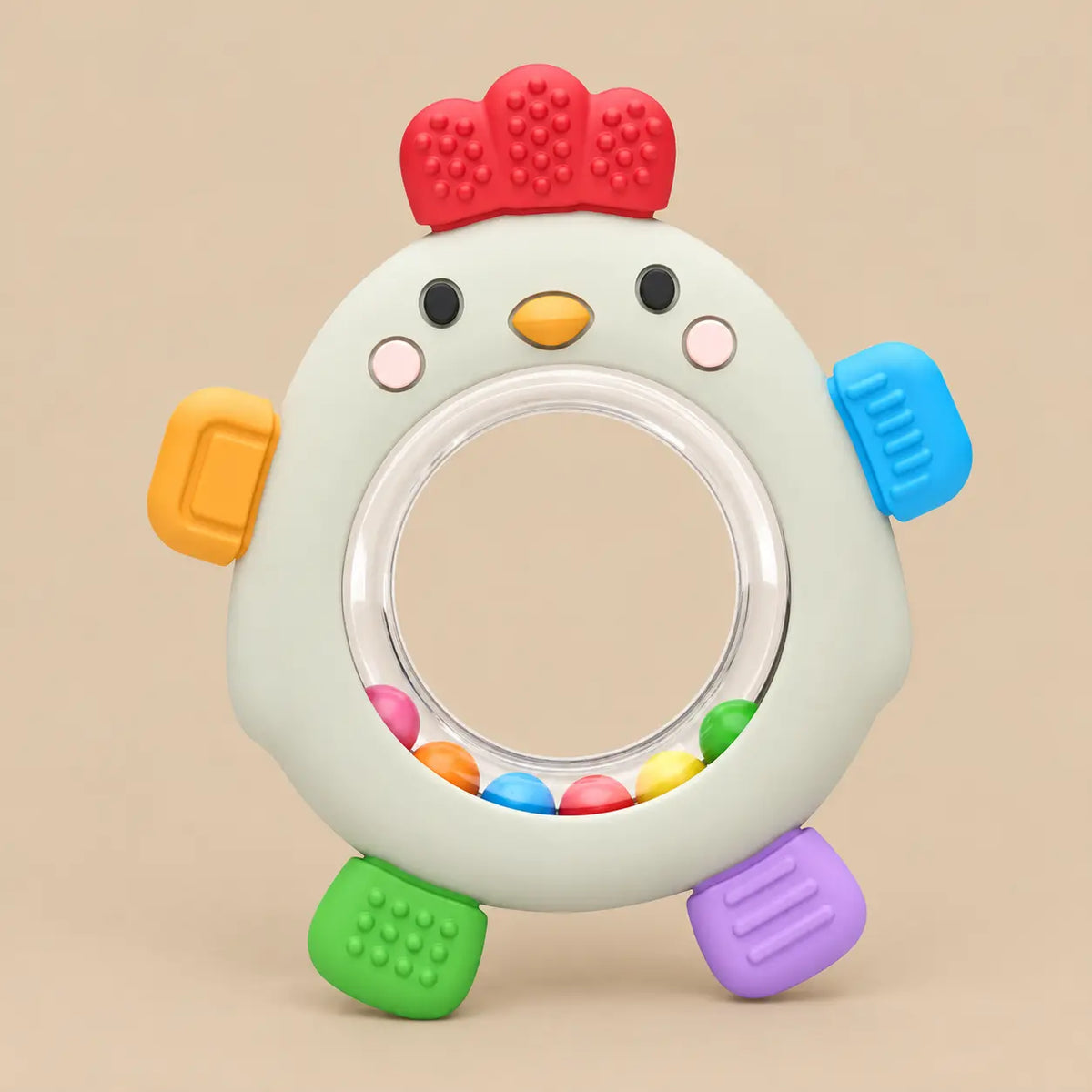 Baby Rattle Teether Twin Pack