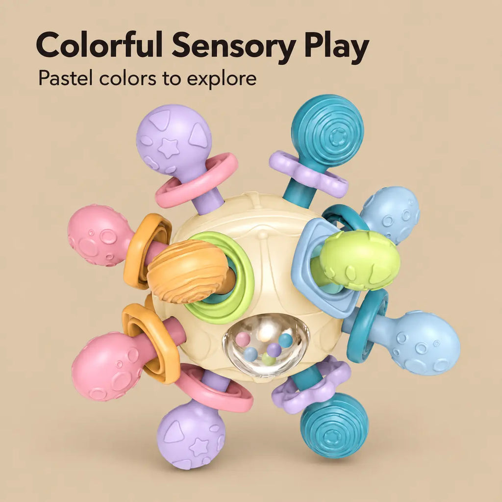Baby Sensory Teether Rattle Ball