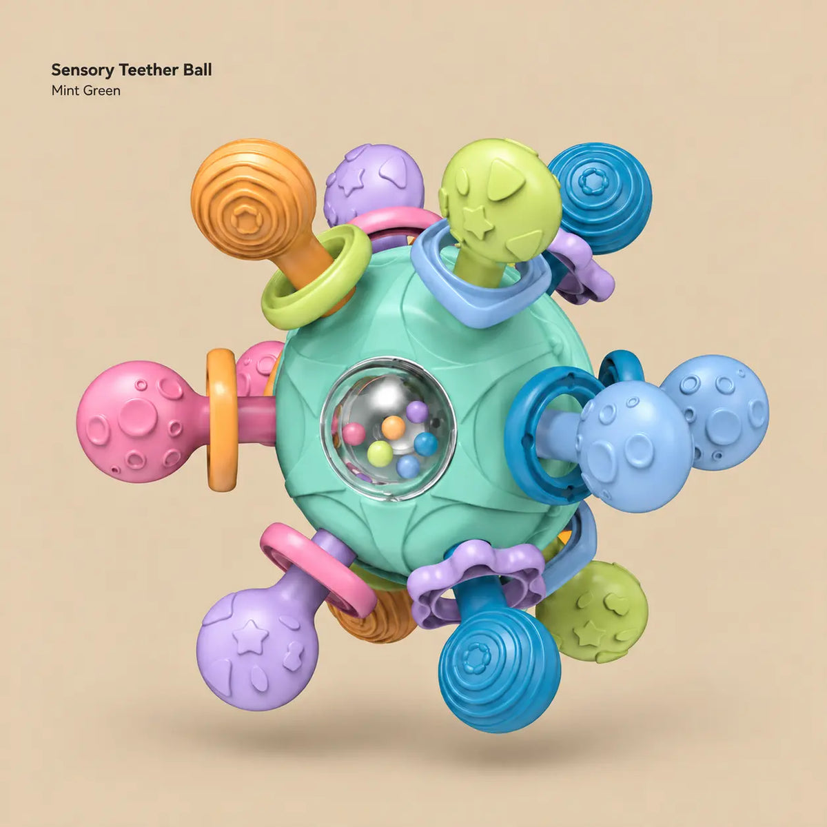 Baby Sensory Teether Rattle Ball