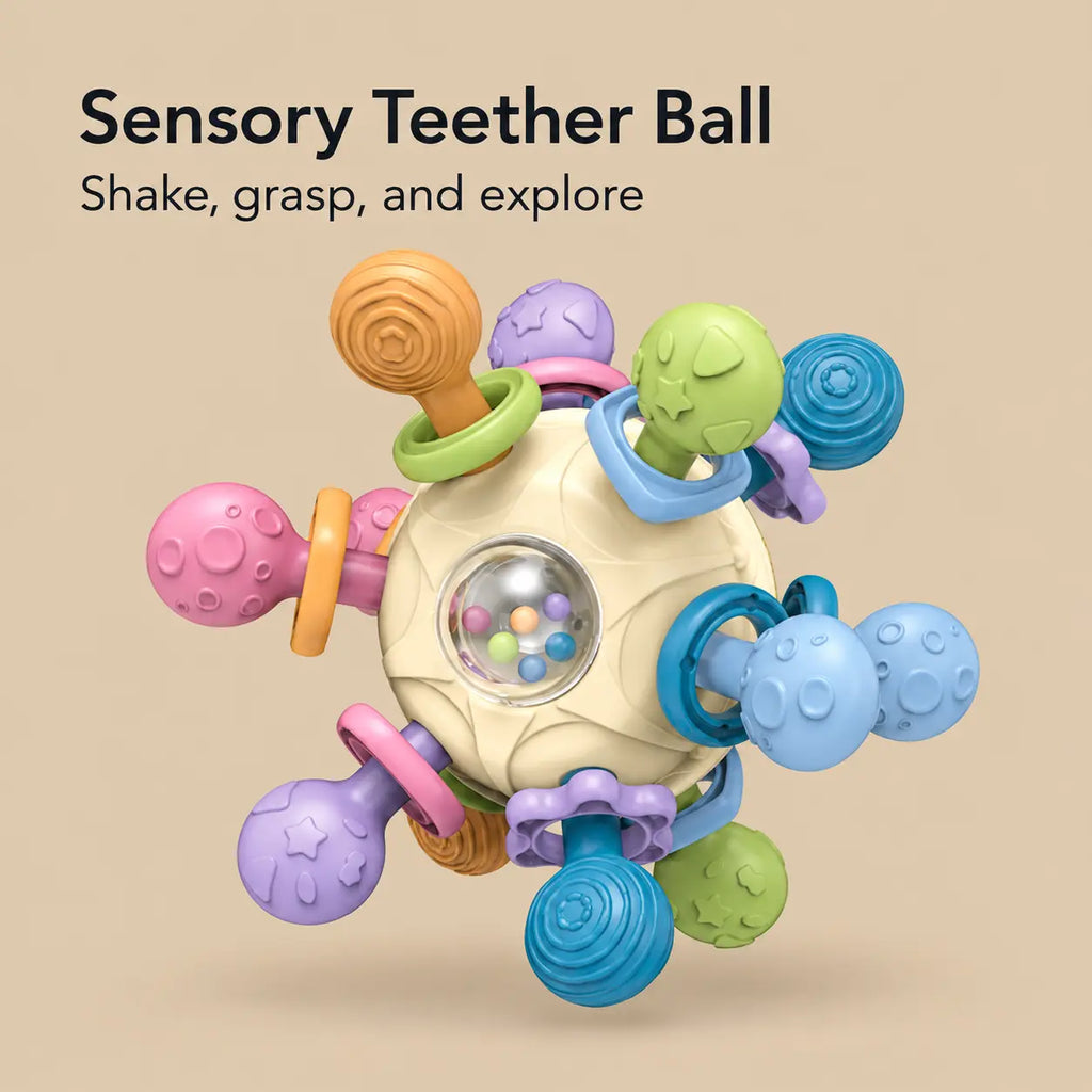 Baby Sensory Teether Rattle Ball