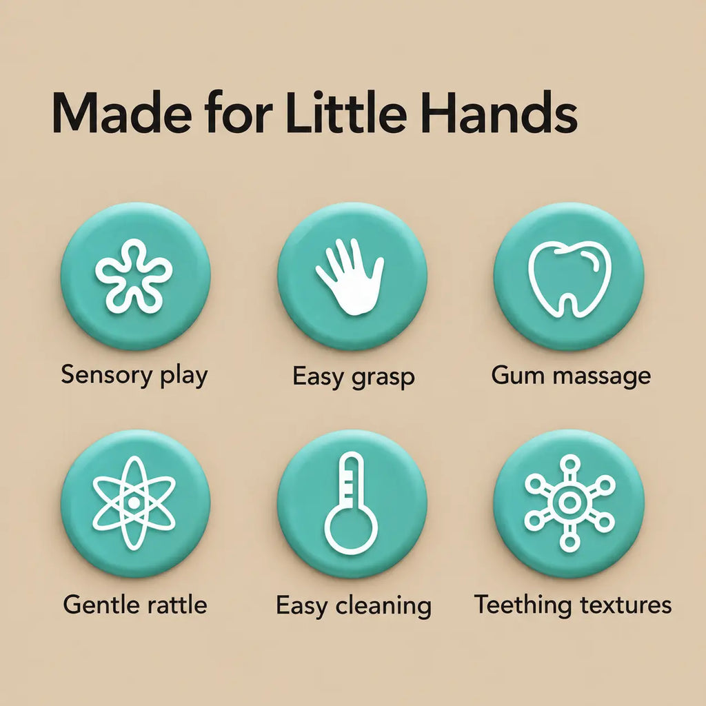 Baby Sensory Teether Rattle Ball