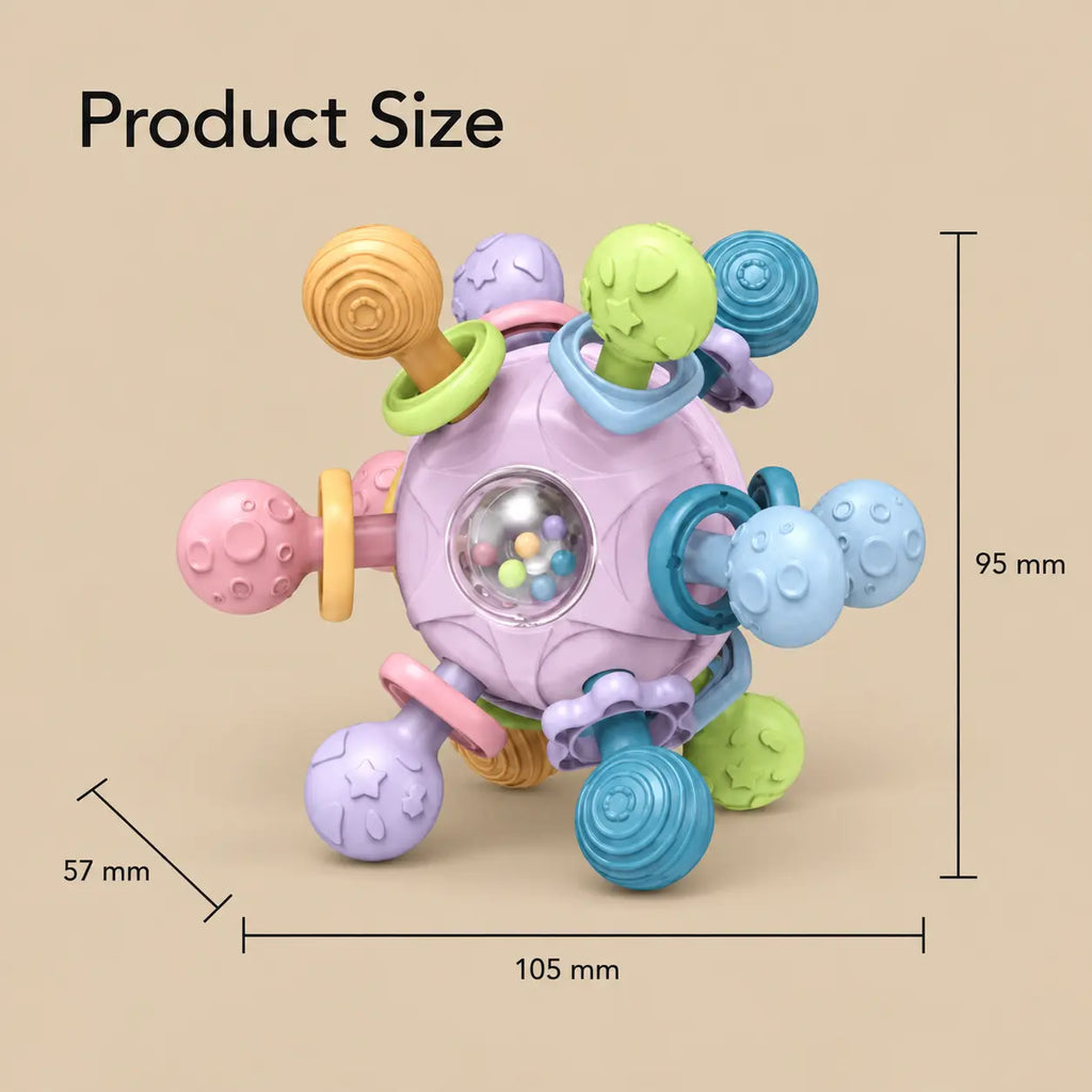 Baby Sensory Teether Rattle Ball