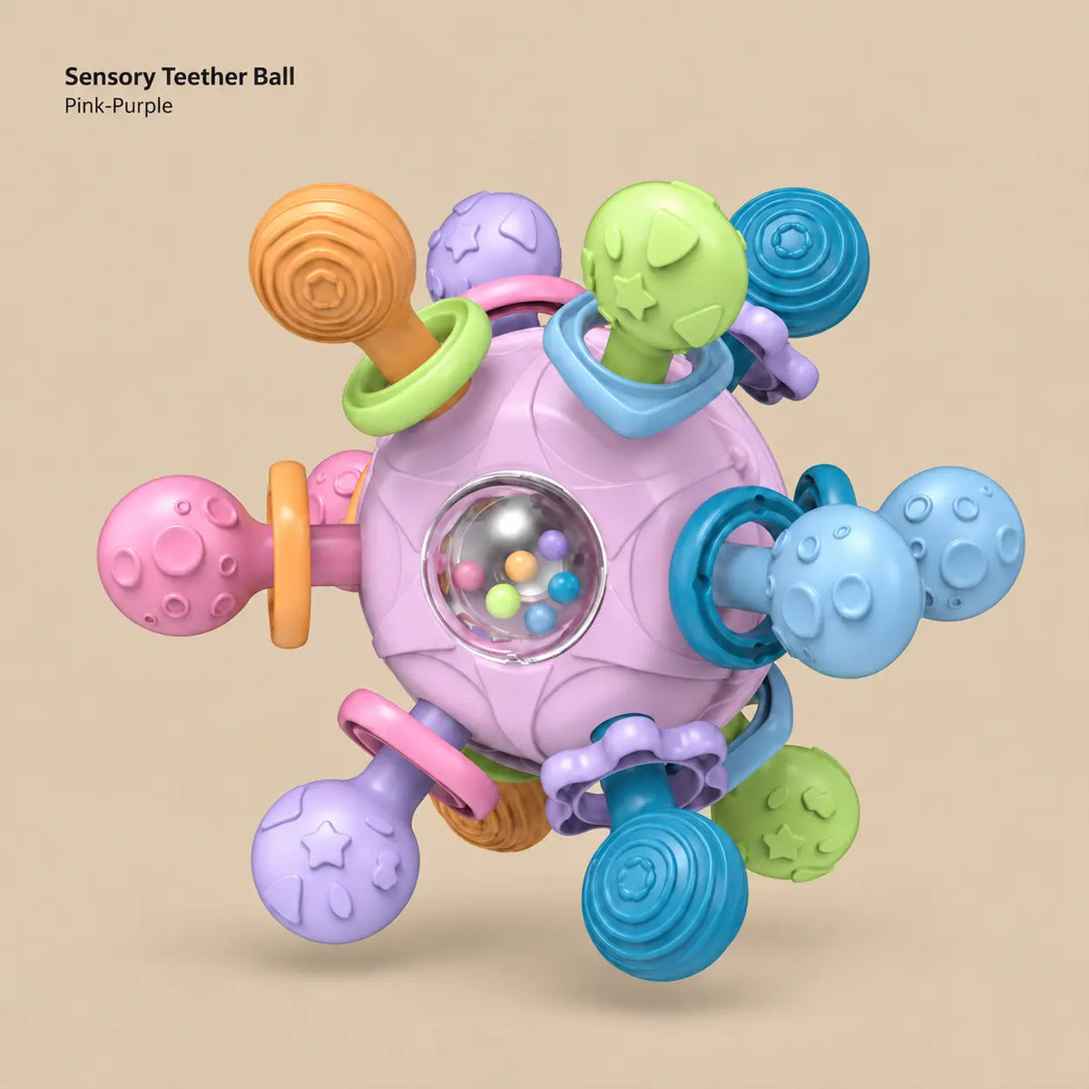 Baby Sensory Teether Rattle Ball