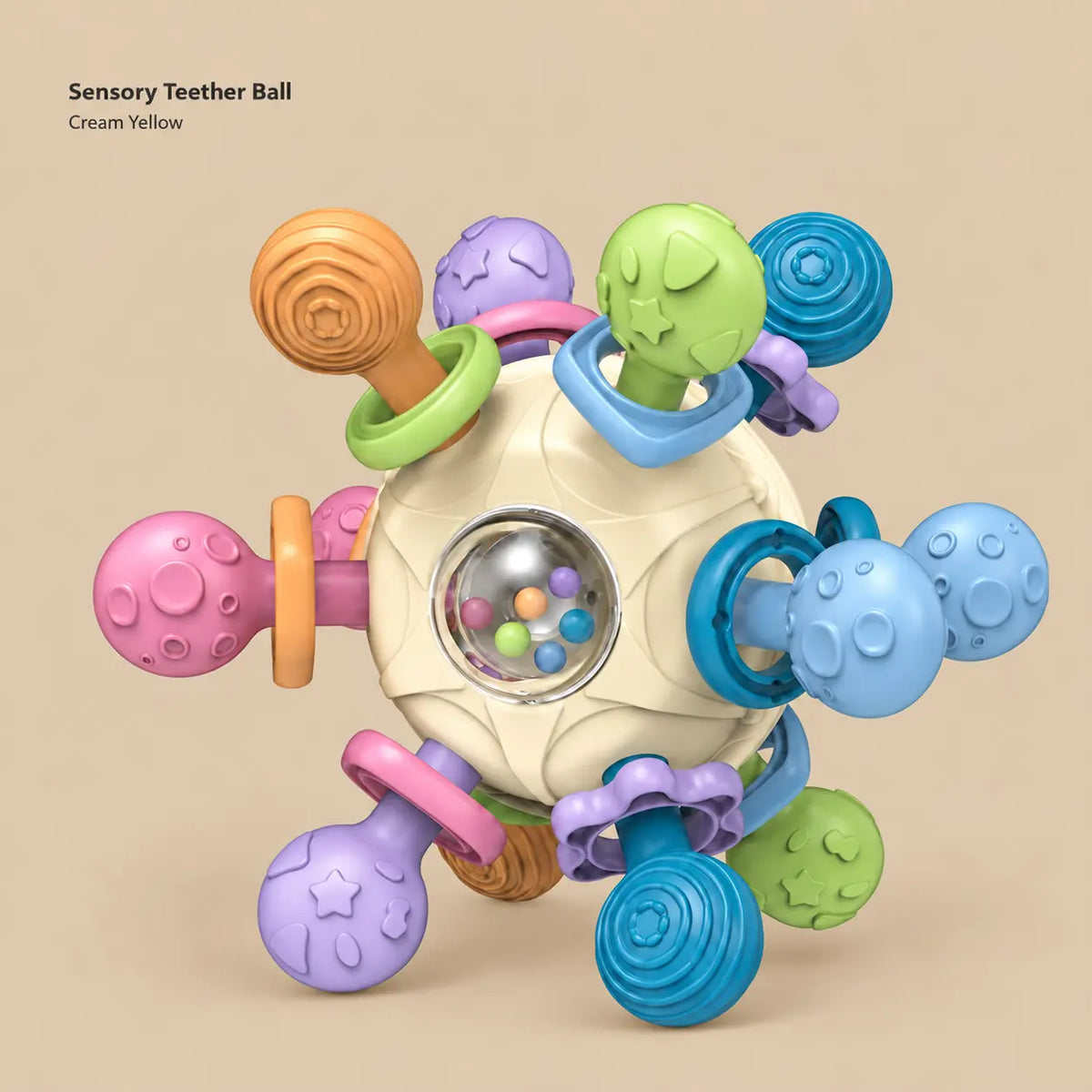Baby Sensory Teether Rattle Ball