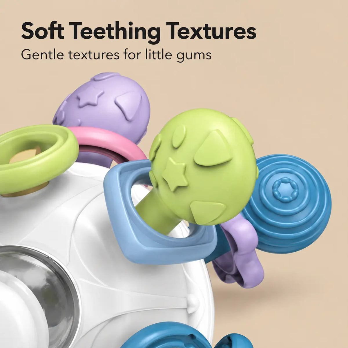 Baby Sensory Teether Rattle Ball