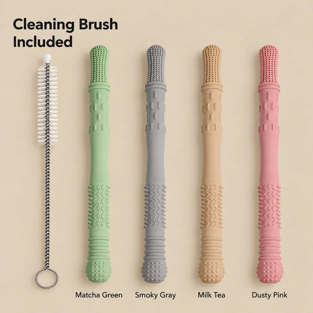 Baby Silicone Teething Sticks Set