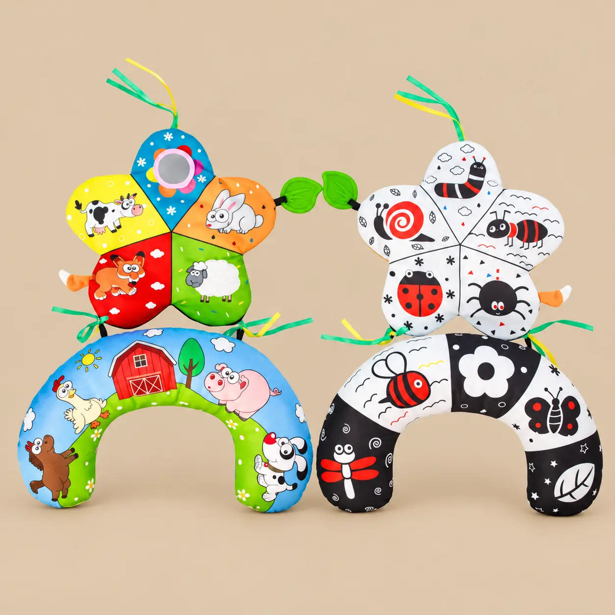 Baby Tummy Time Activity Pillow