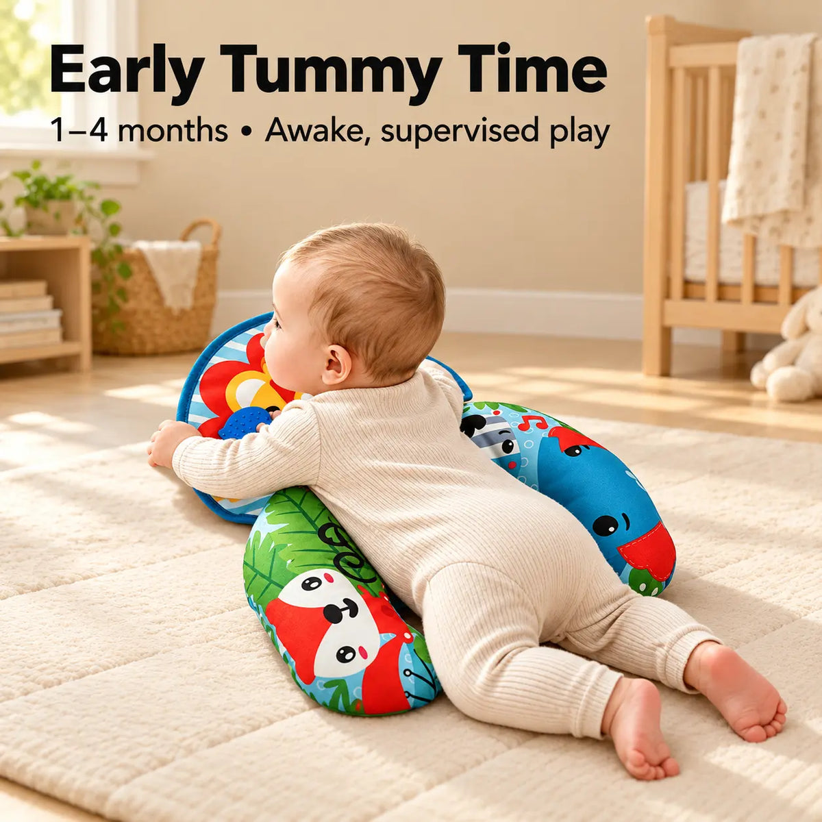 Baby Tummy Time Support Pillow
