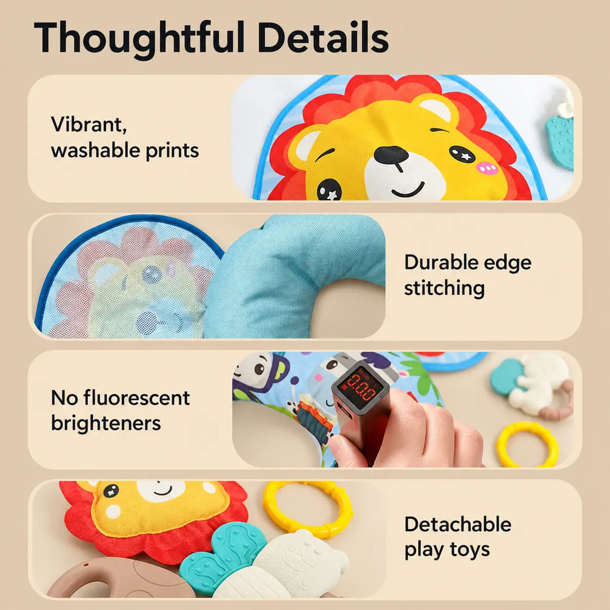 Baby Tummy Time Support Pillow